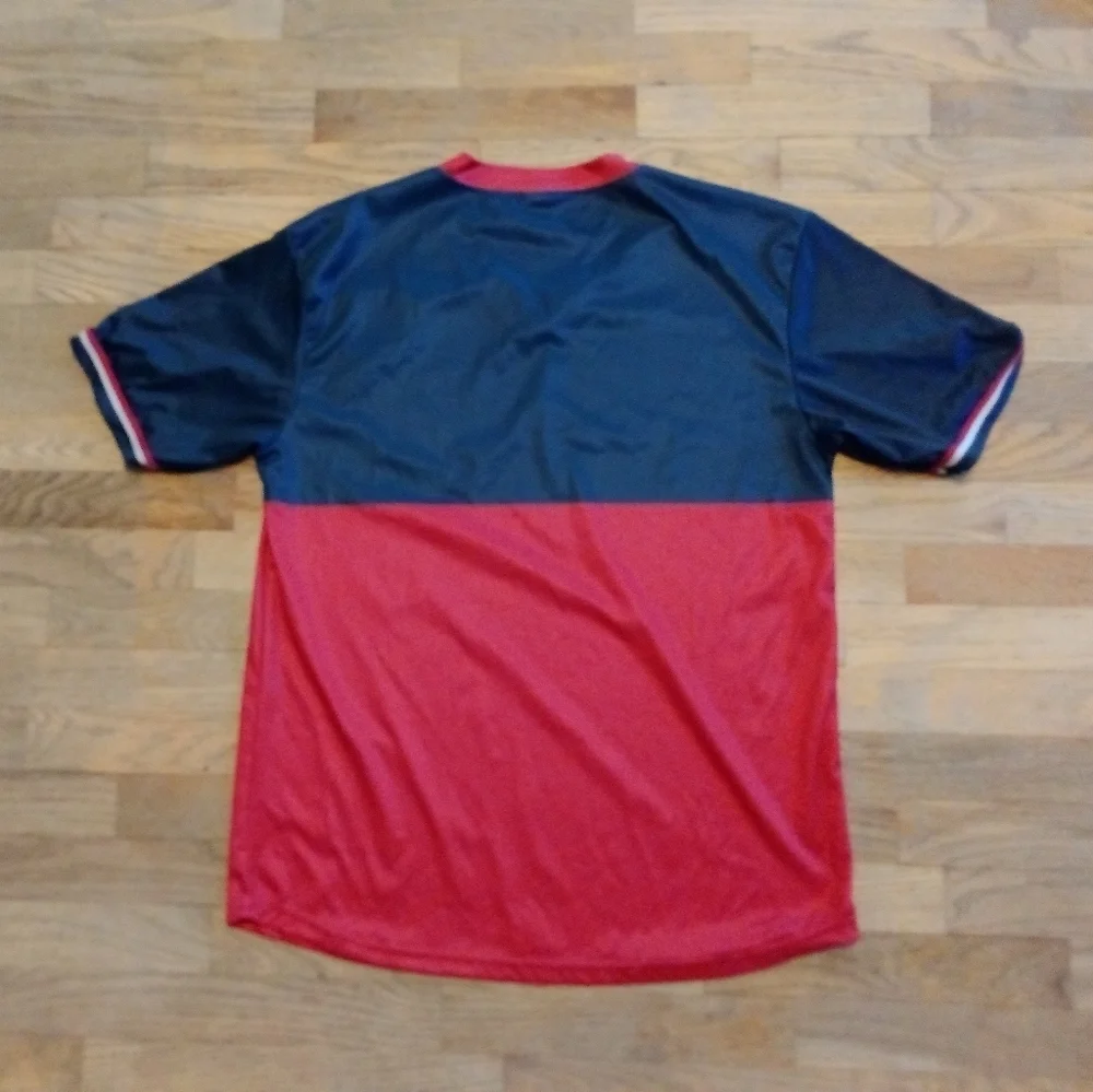 St Louis Cardinals Soccer Jersey Mens XL Blue Red Short Sleeve MLB Baseball